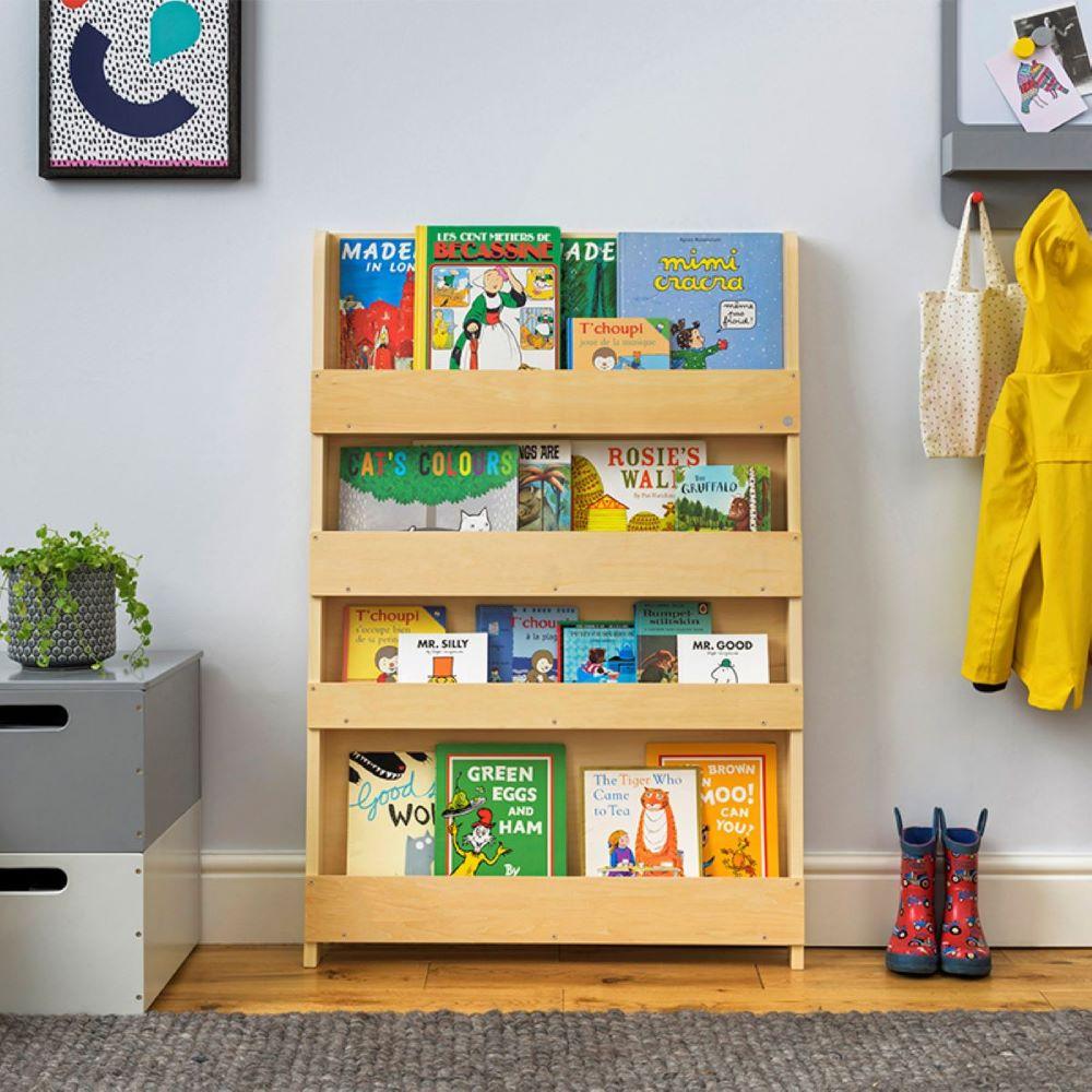 Tidy Books - Wall Bookshelf in Natural - Scandibørn