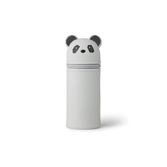 Liewood Vitus Pencil Case in Panda Dumbo Grey - scandibornusa