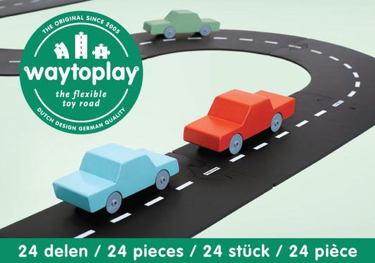 WayToPlay Car Track Highway playset - 24 Pieces