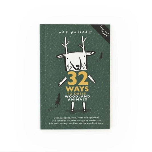 Wee Gallery - 32 Ways to Dress Woodland Animals Activity Book - Scandibørn