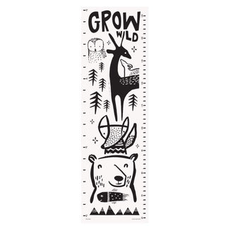 Wee Gallery Growing Wild height chart with Woodland animals - Scandibørn