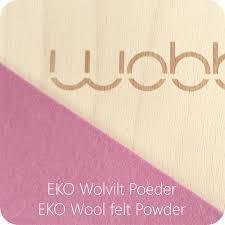 Wobbel Original - Transparent Lacquer (Pick your felt colour) - Scandibørn