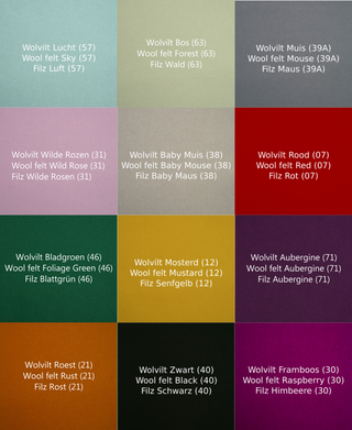 Wobbel Original - Linen Whitewash (Pick your felt colour)