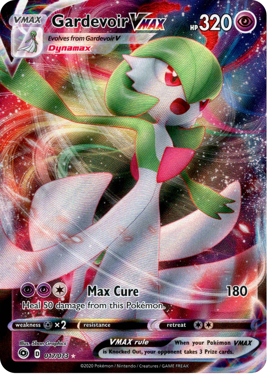 gardevoir vmax pokemon card