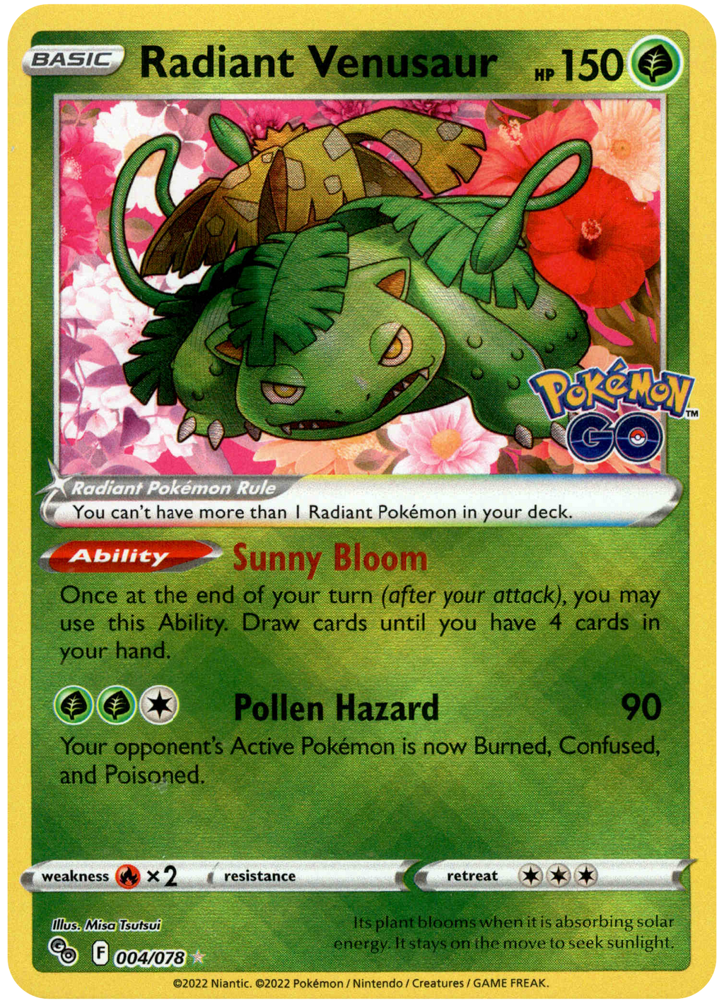 original venusaur card