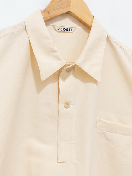 Auralee High Density Finx Linen Weather Half Sleeve - Namu Shop