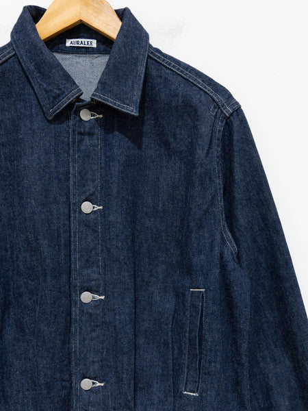 Selvedge Light Denim Blouson - Indigo