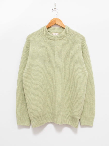 Royal Baby Alpaca Sweater - Light Green