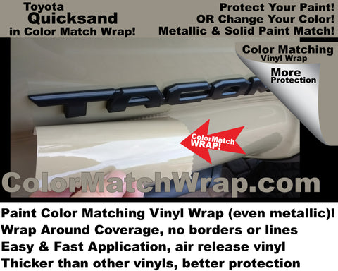 Buy Now! Vinyl Wrap Toyota, Quicksand, 4V6