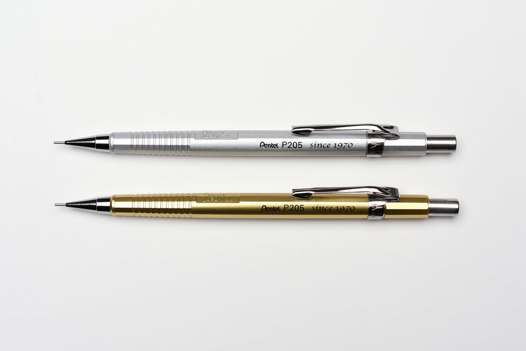 Pentel Sharp P205-XWL5 Gold & White Pencil 0.5 mm PencilLimited EditionNew