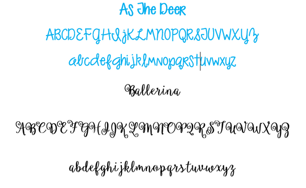 font slide 1