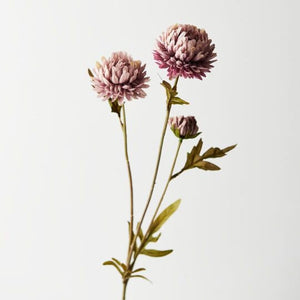 Artificial Flora Chrysanthemum Spray Dusty Pink 68CML