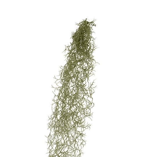 Artificial Flora Moss Spanish Hanging Bush Grey 90CML