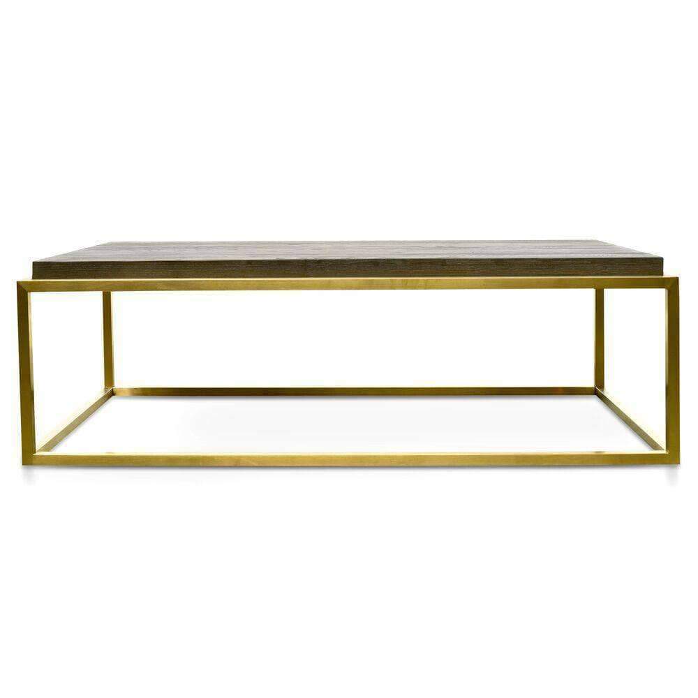 Black And Gold Coffee Table--VAVOOM