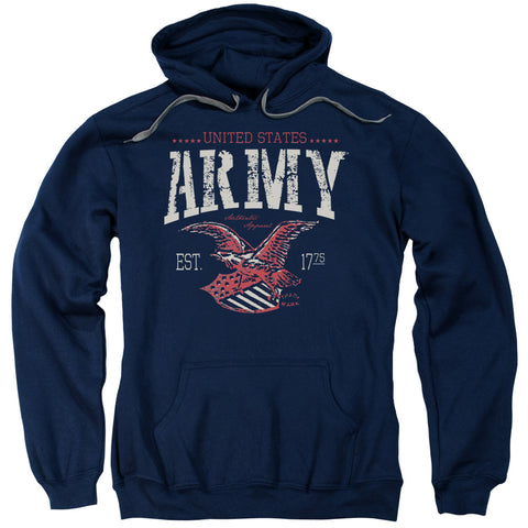 ARMY/ARCH-ADULT PULL-OVER HOODIE-NAVY-2X