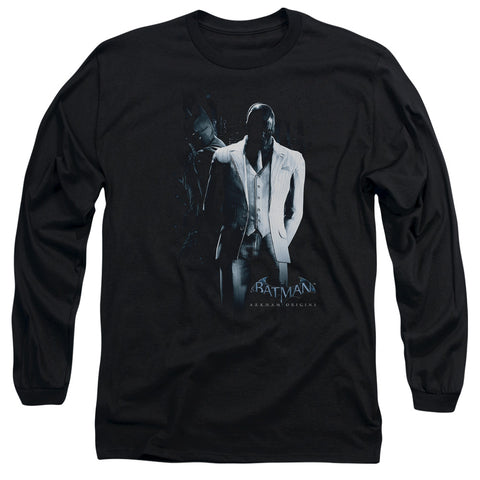 BATMAN ARKHAM ORIGINS/BLACK MASK - L/S ADULT 18/1 - BLACK - MD