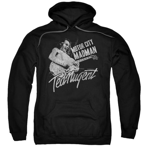 TED NUGENT/MADMAN-ADULT PULL-OVER HOODIE-BLACK-3X