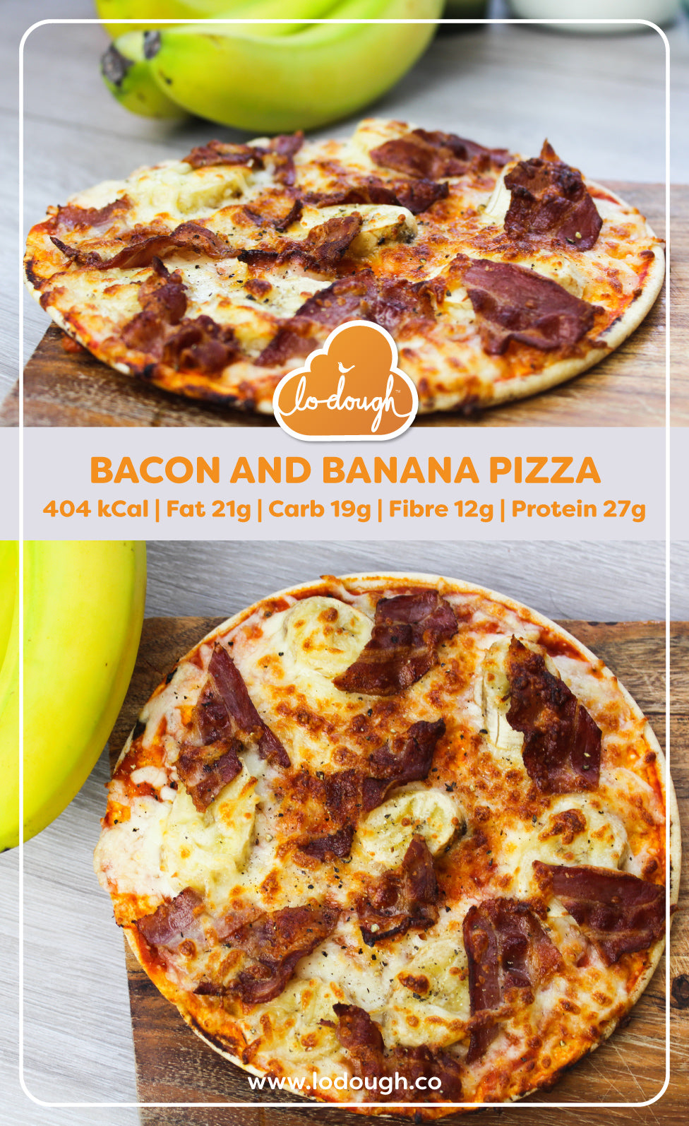Bacon and Banana Pizza