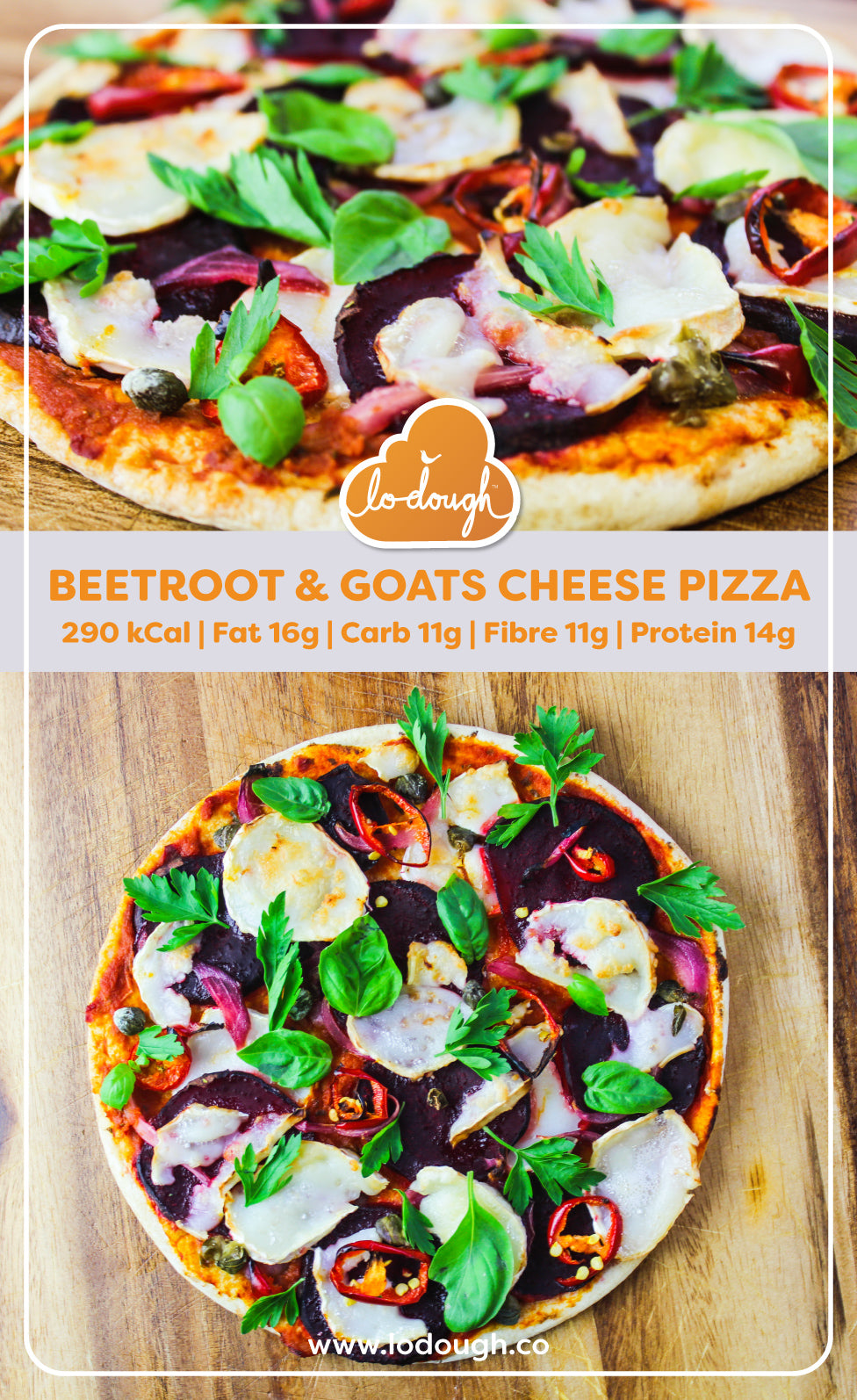 Beetroot & Goats Cheese Pizza