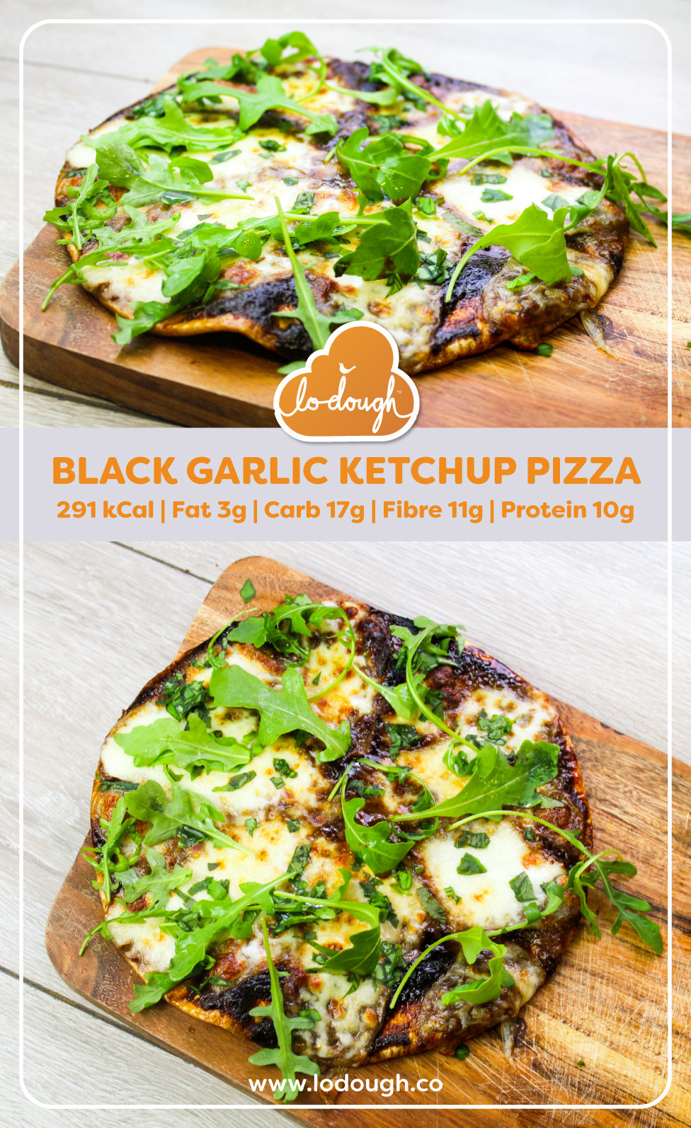 Black Ketchup Pizza