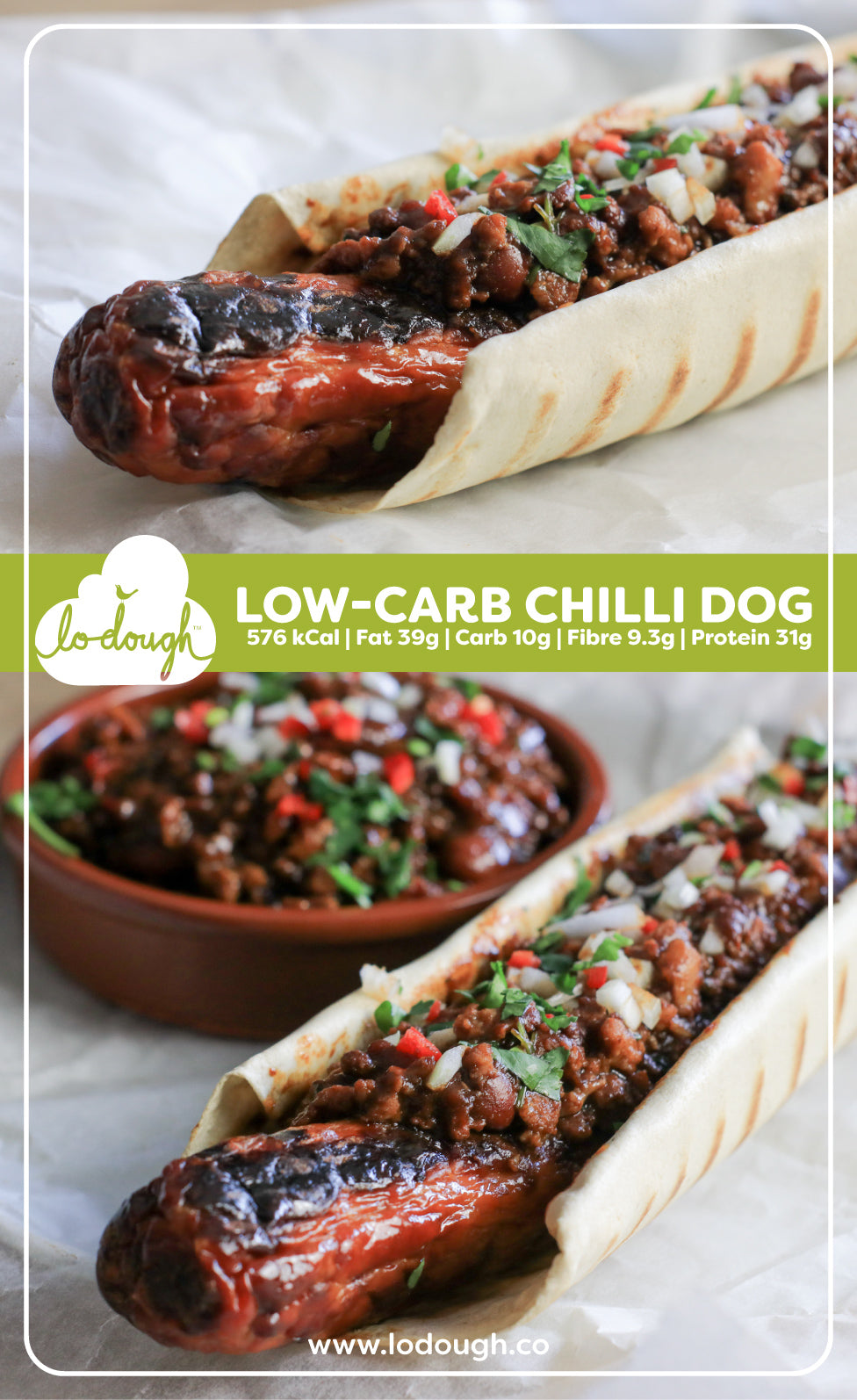 Low Carb Chilli Dog