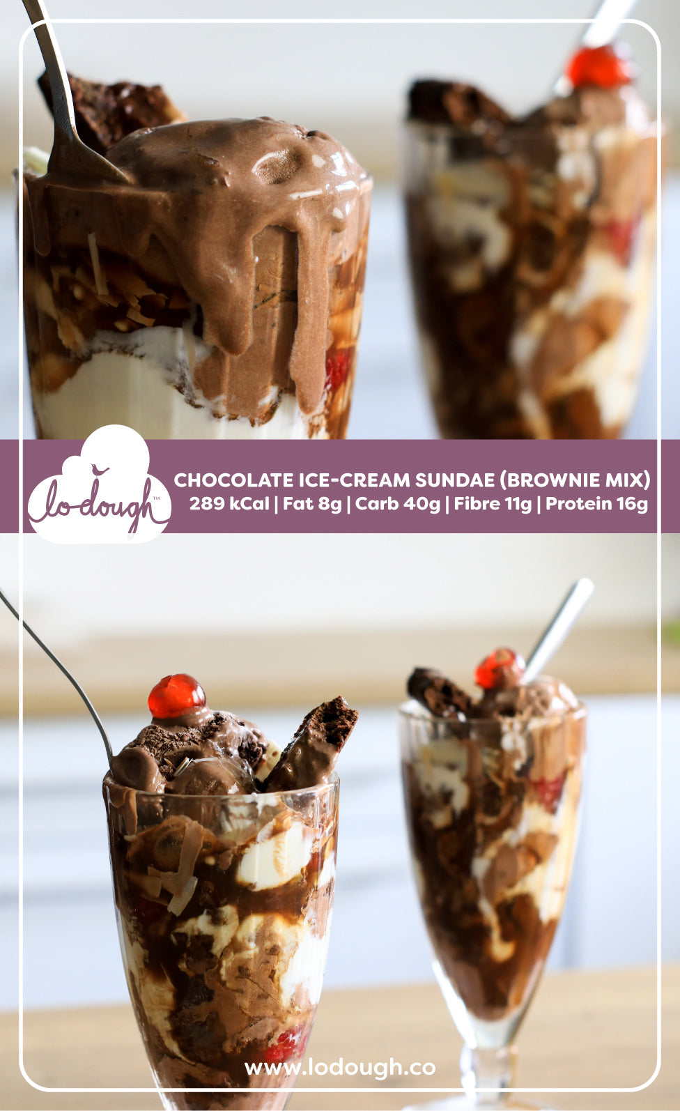 Low Cal Ice Cream Sundae