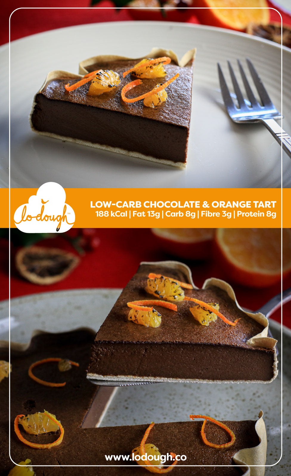 Low Carb Chocolate Tart