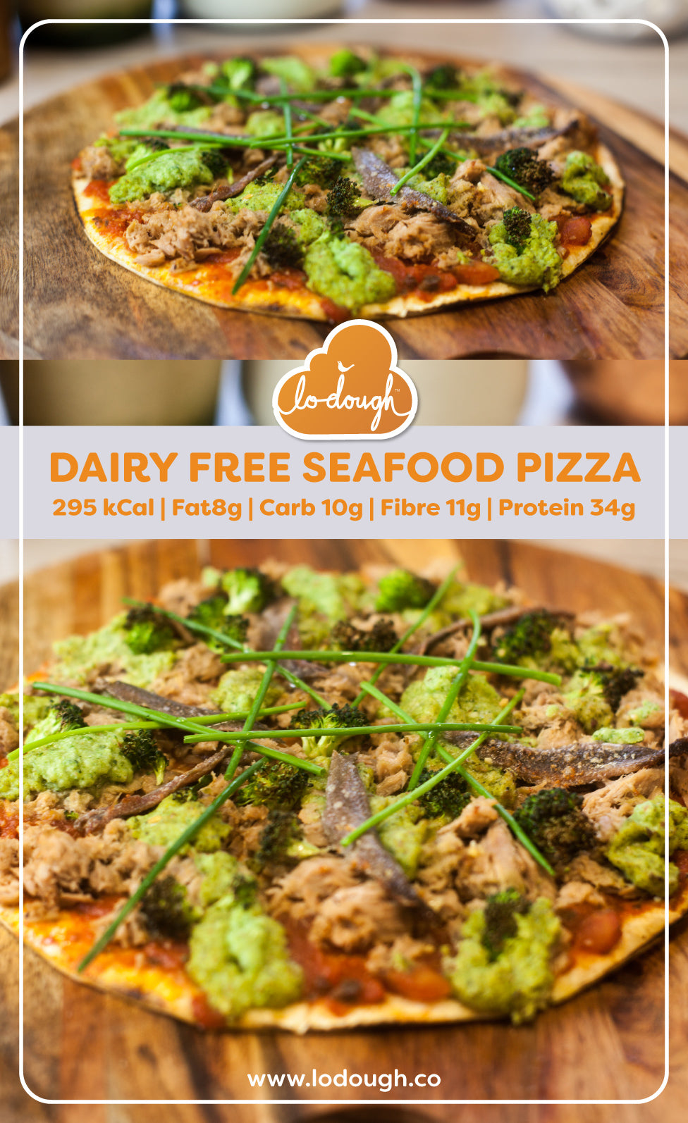 Dairy Free Seafood Pizza