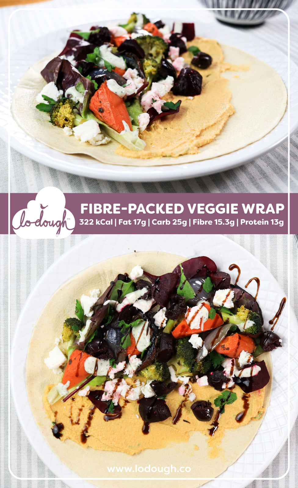Fibre-Packed Veggie Wrap