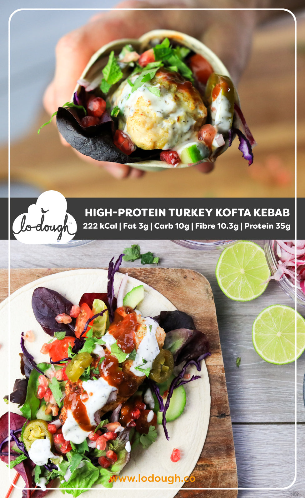 High-Protein Turkey Kofta Kebab