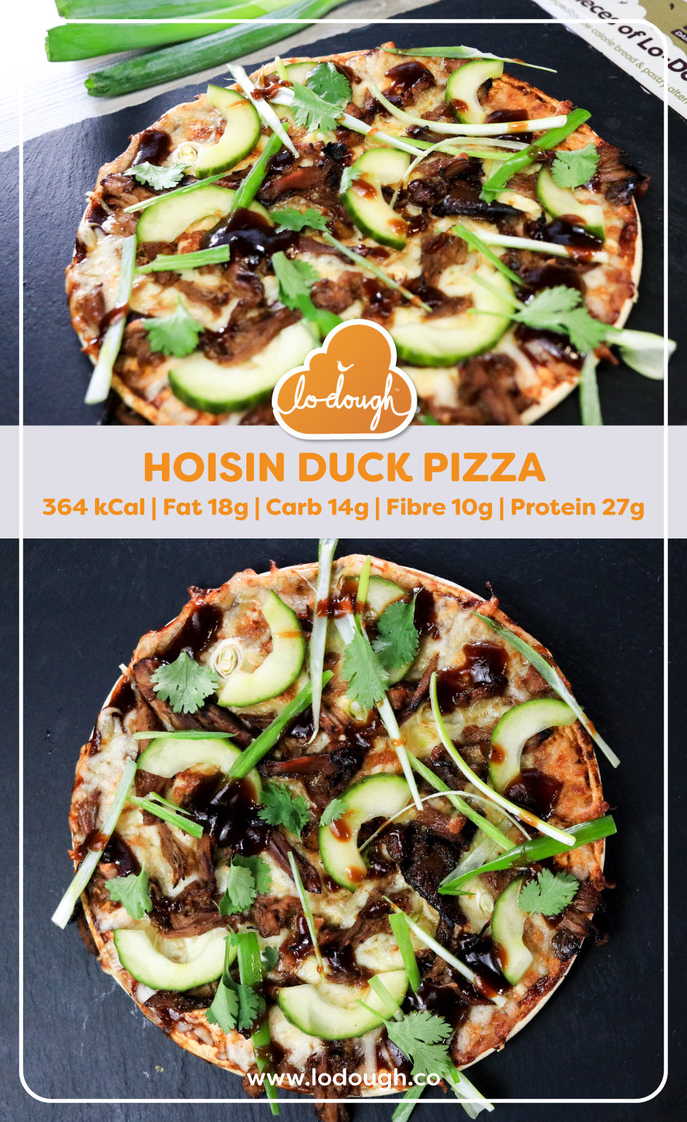 Hoisin Duck Pizza