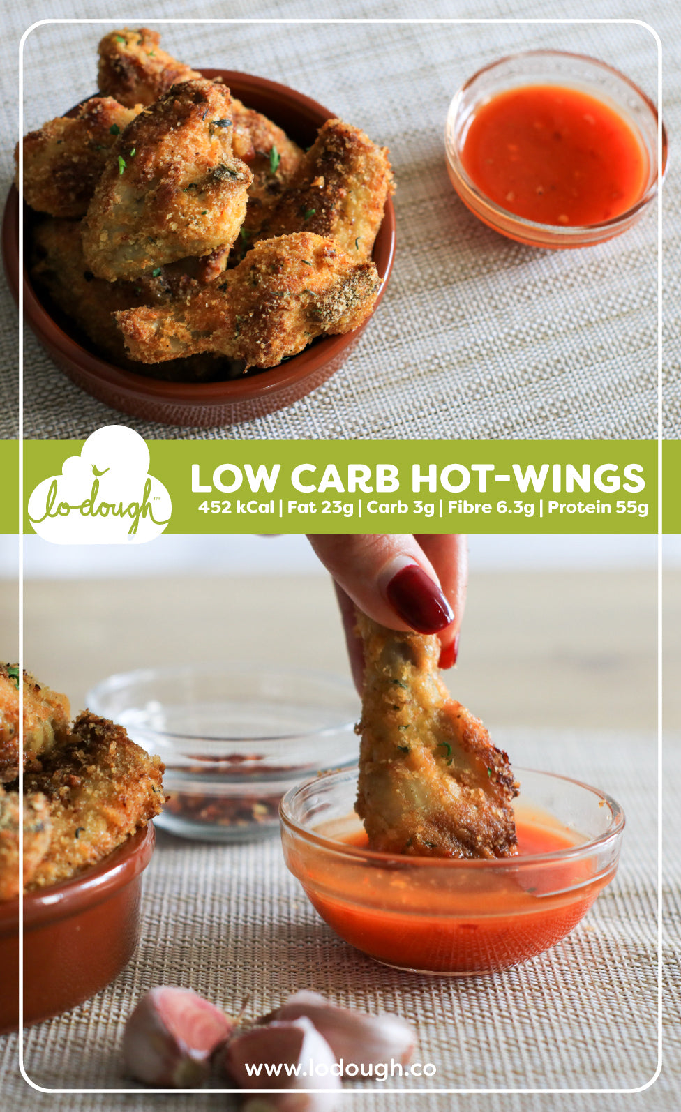 Low-Carb Hot Wings