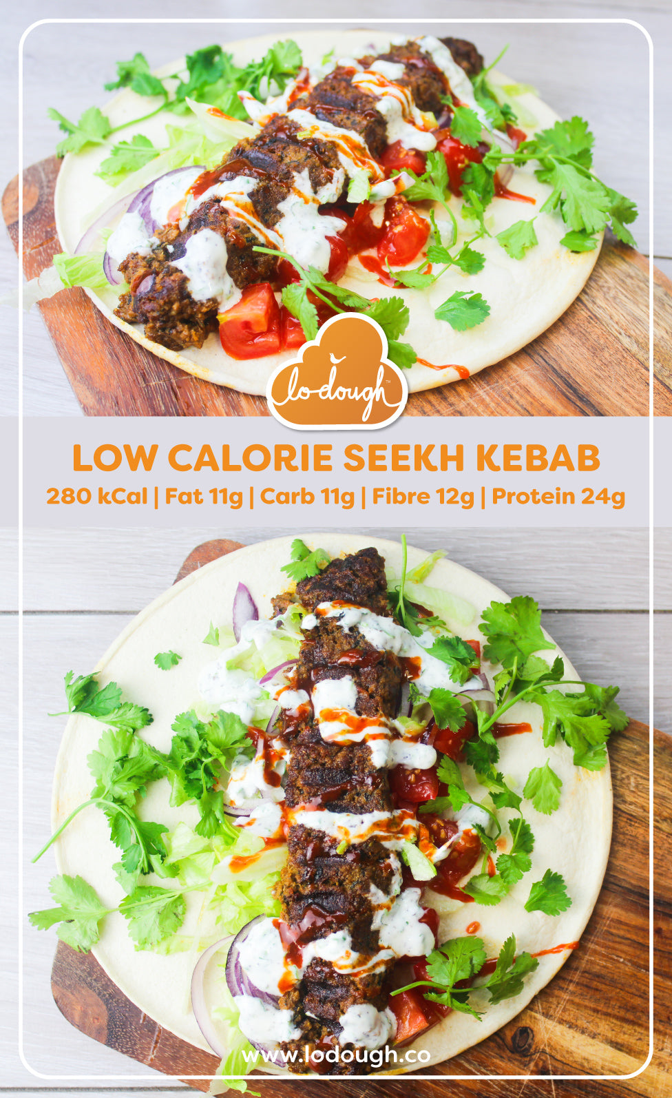 Low Cal Seekh Kebab
