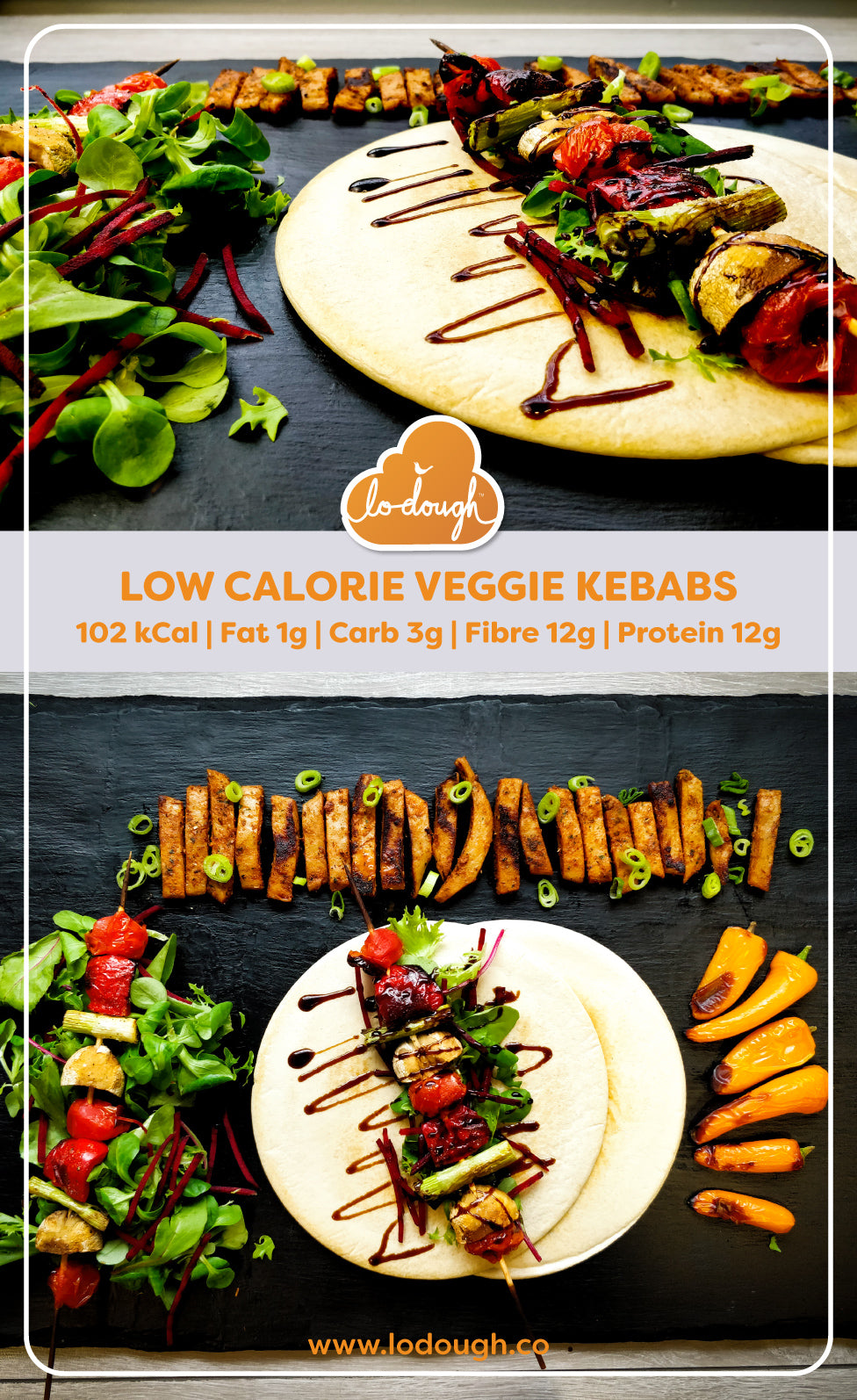 Low Calorie Veggie Kebabs