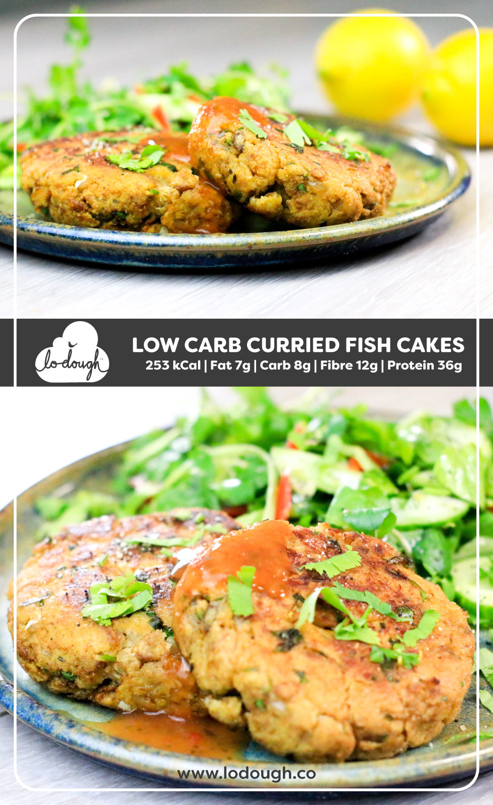 Low Carb Curried Fish Cakes