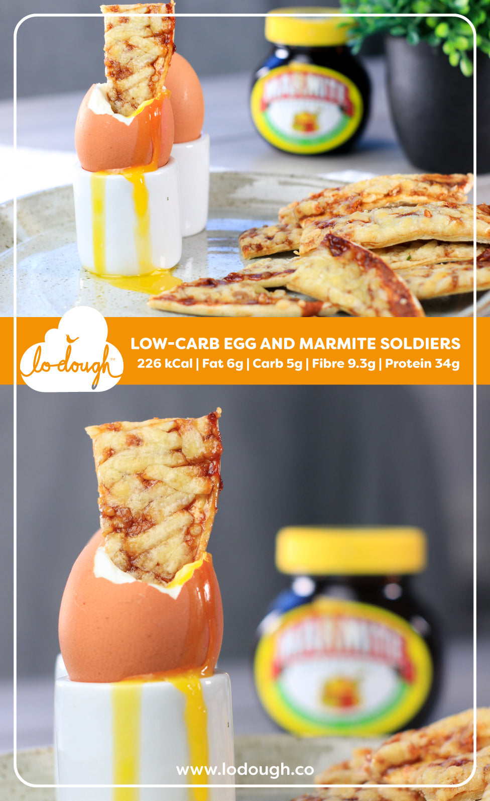 Low-Carb Egg And Marmite Soldiers
