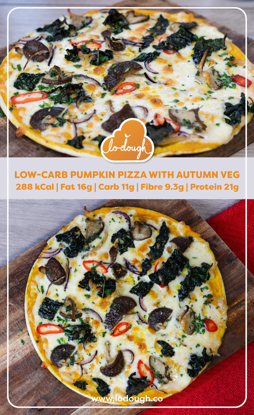Low-Carb Pumpkin Pizza