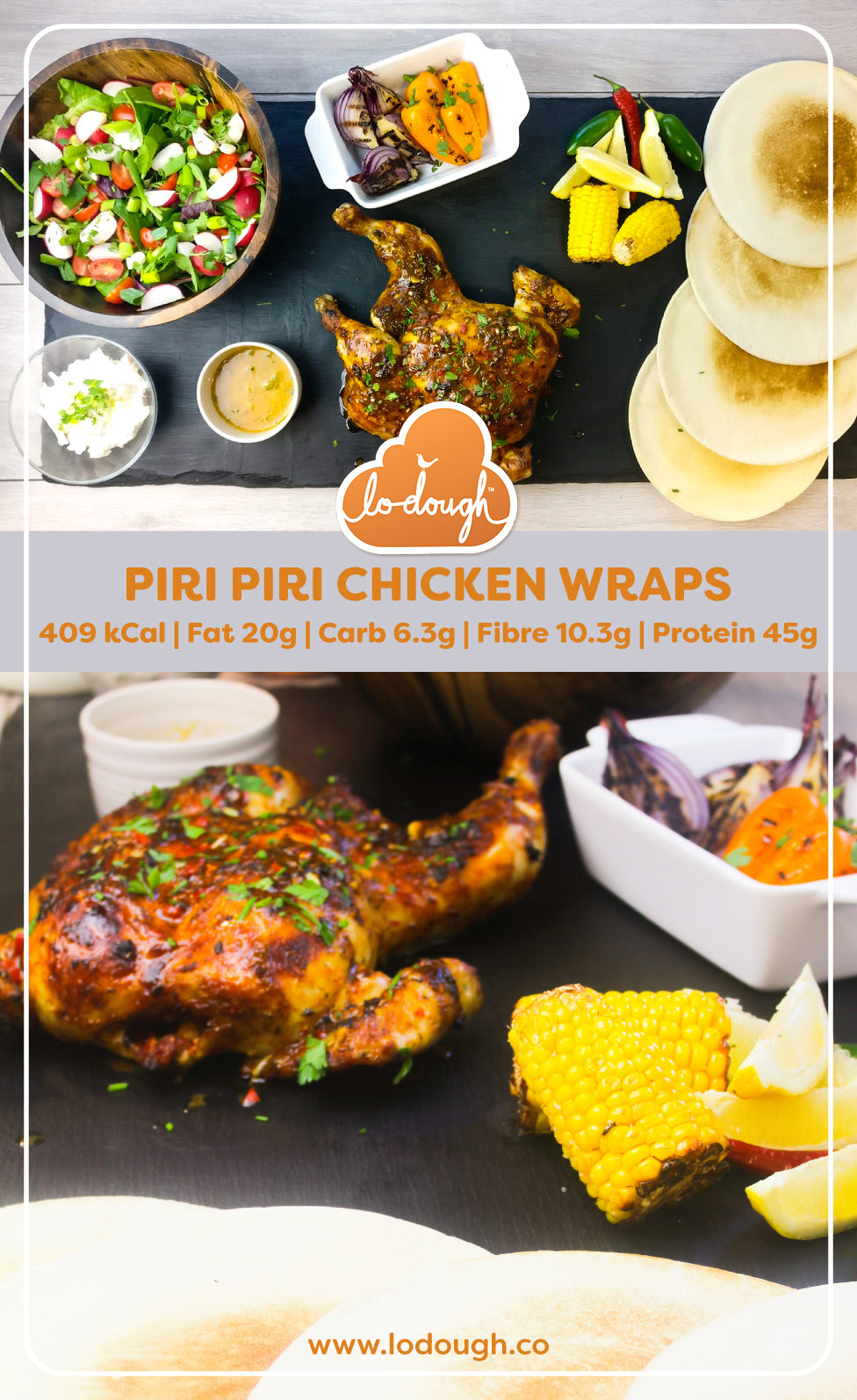 Piri Piri Chicken Wraps
