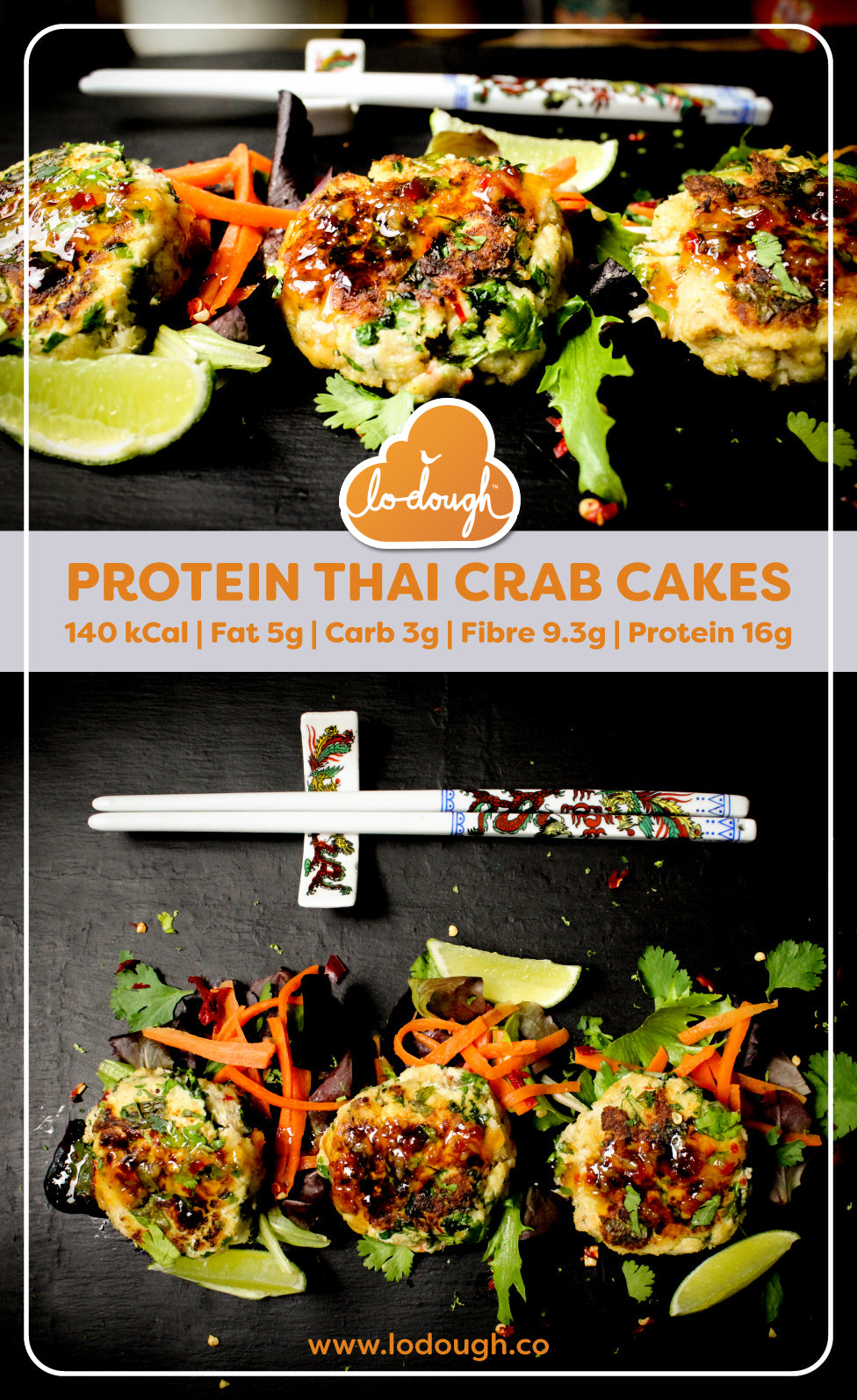Protein Packed Thai Crab Cakes