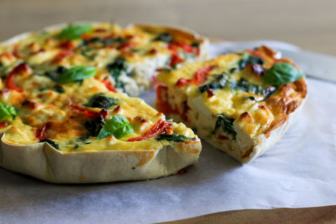 low calorie quiche