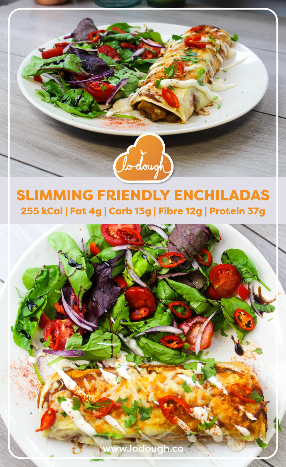 Slimming Friendly Enchiladas
