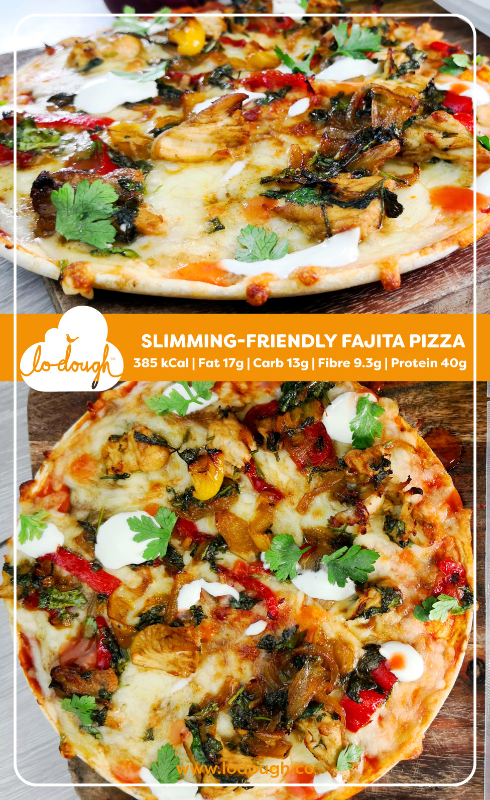 Slimming-Friendly Fajita Pizza