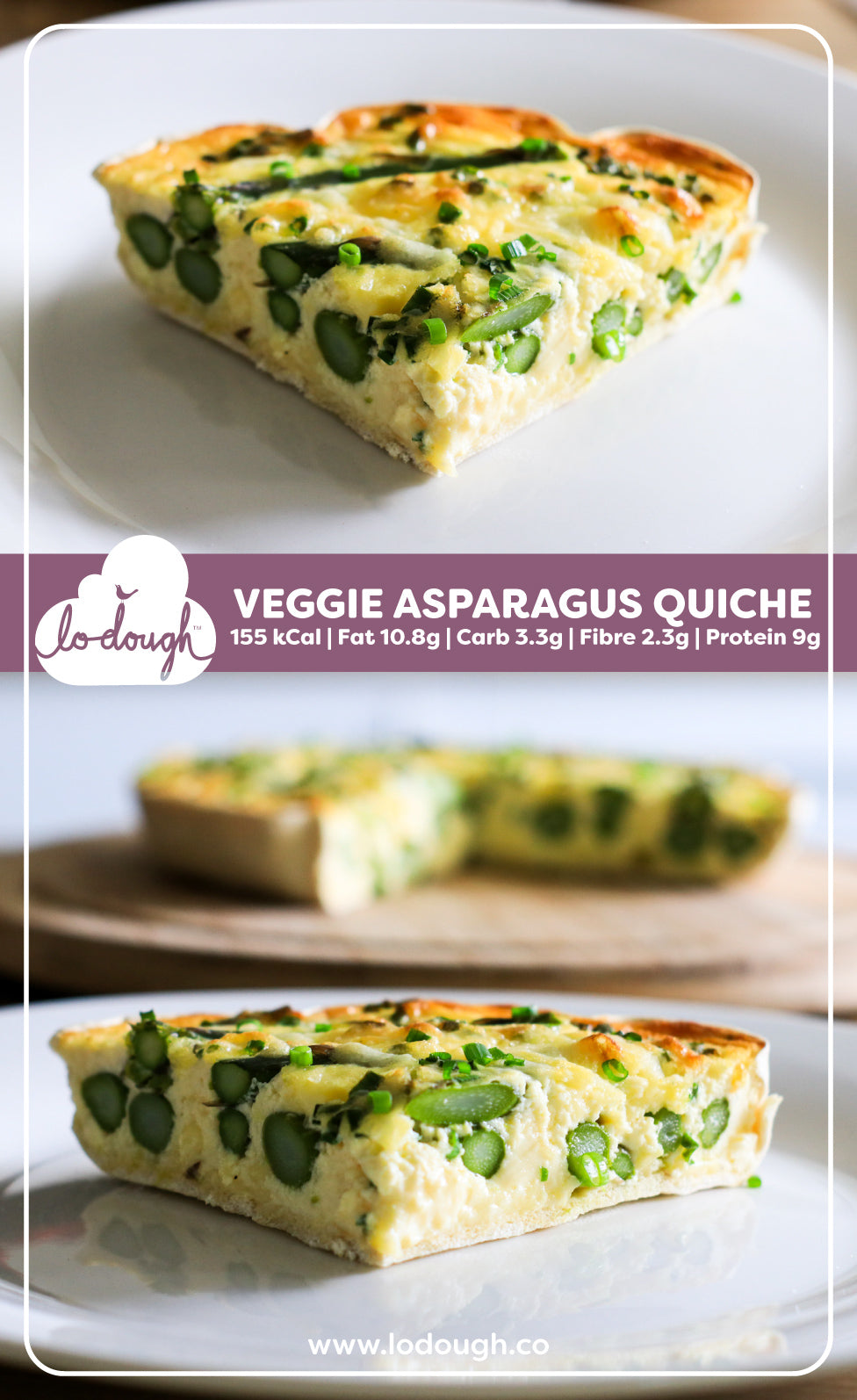Veggie Asparagus Quiche