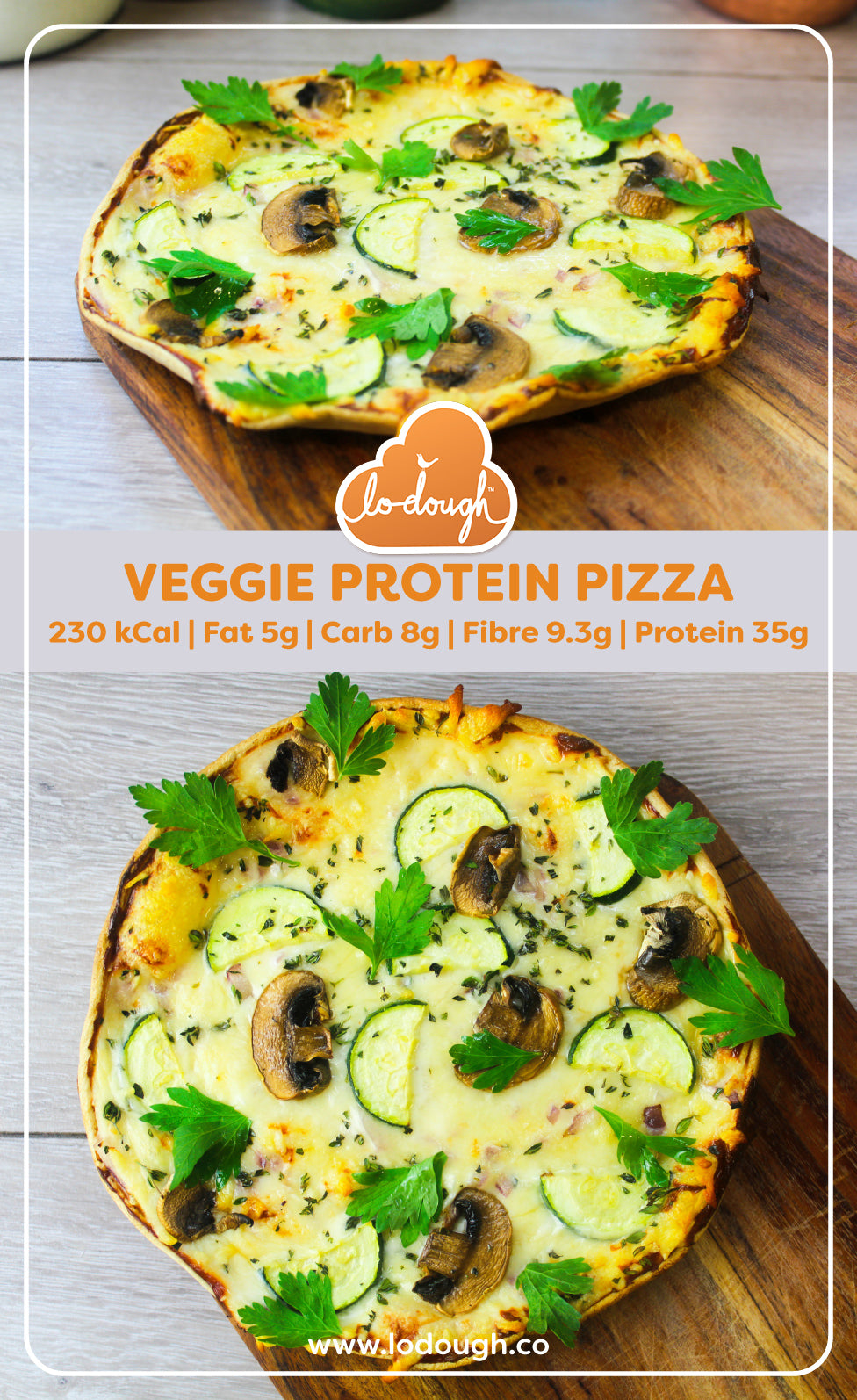 Veggie Protein Pizza