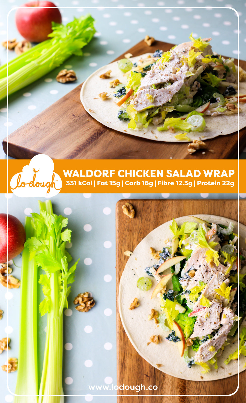 Low-Calorie Chicken Wrap