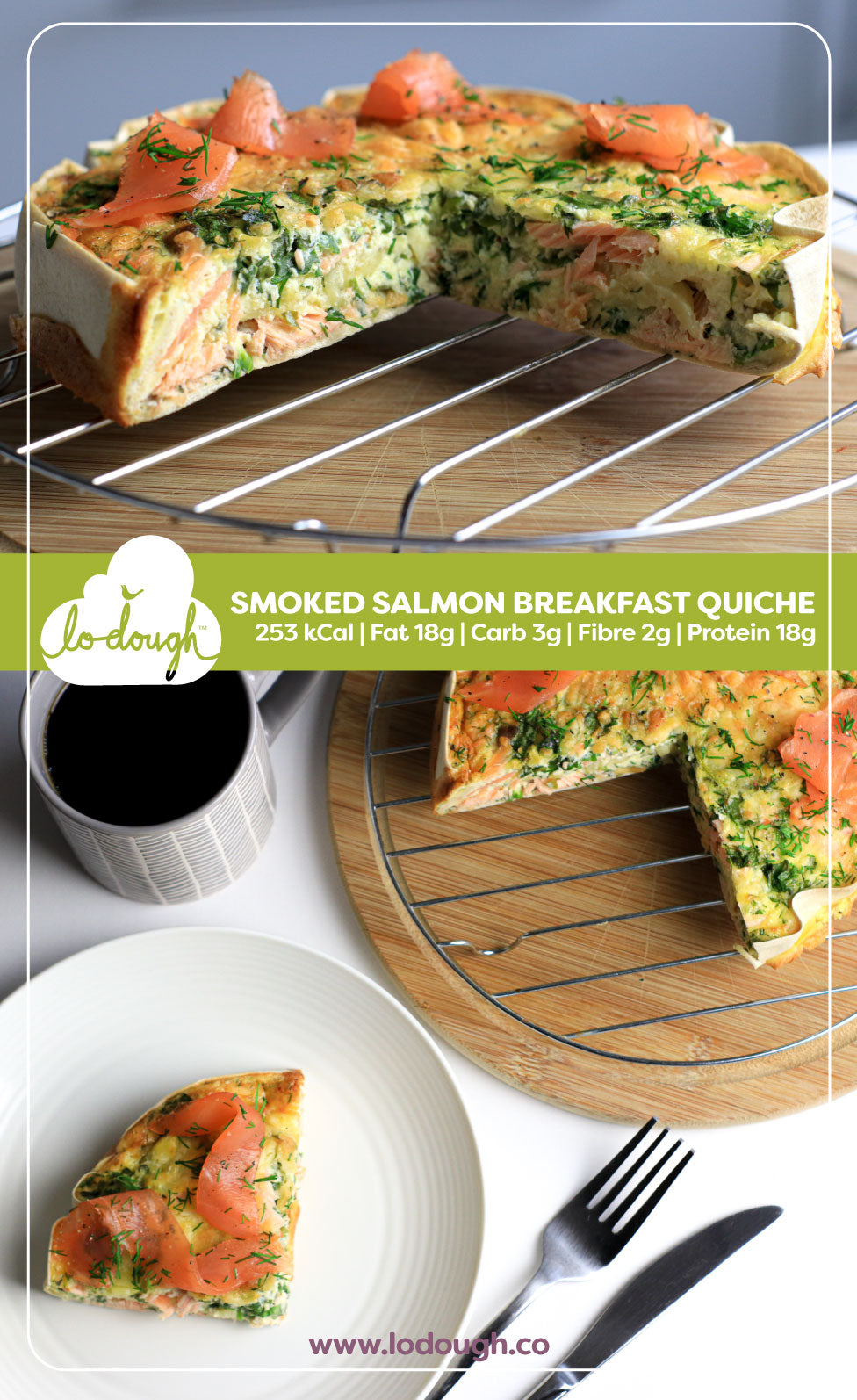 Smoked Salmon Quiche