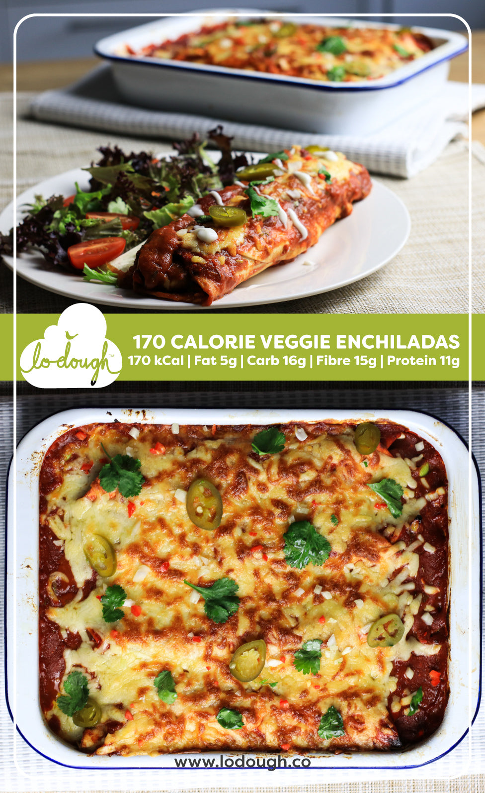 Low-Cal Enchiladas