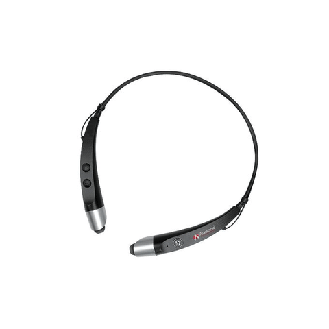 Audionic - Beats Wireless Neck Band Earbuds - Black and Grey