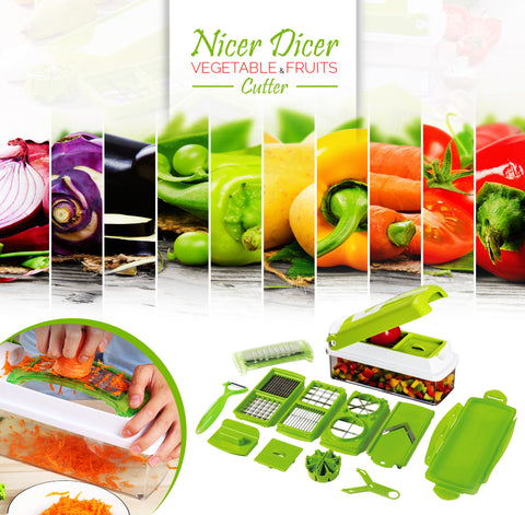 G.F Enterprises - Vegetable Cutter - Green