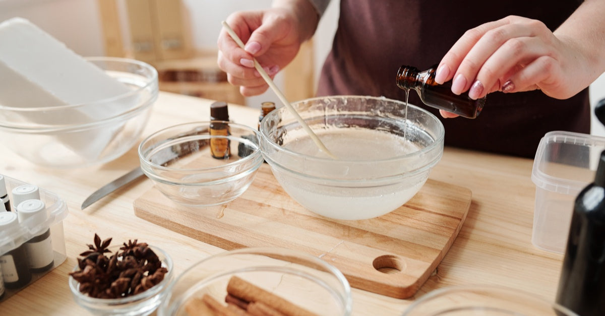 Essential oil soaps